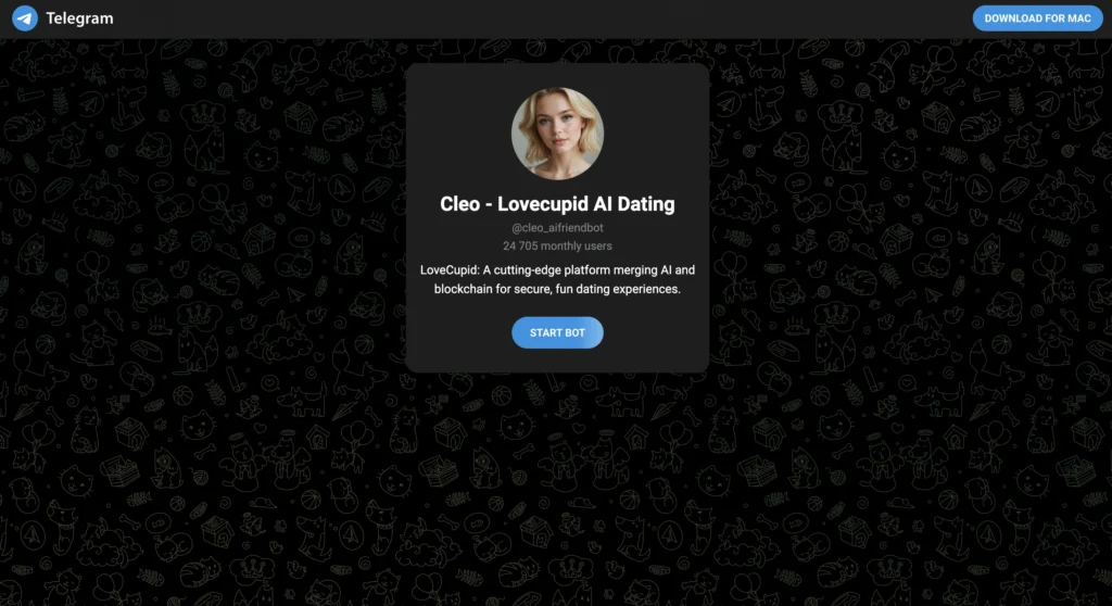 Cleo AI Friend Bot Telegram