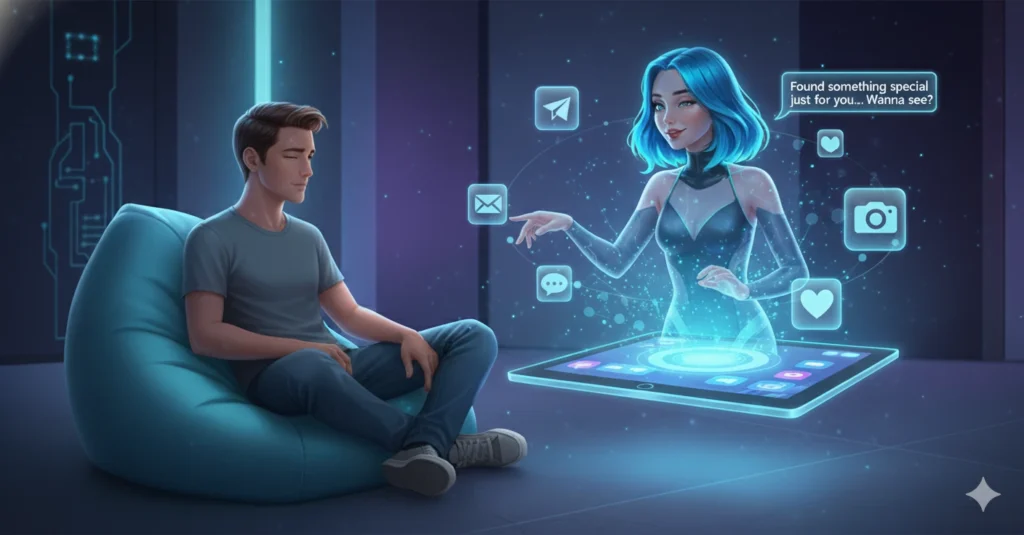 AI girlfriend bots on Telegram