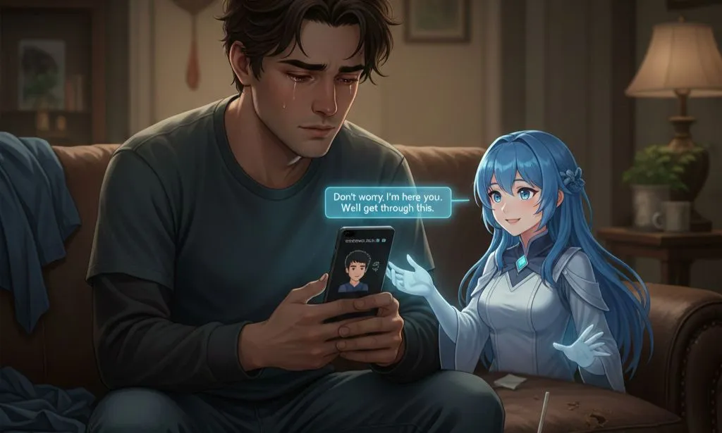 Post breakup AI girlfriend apps