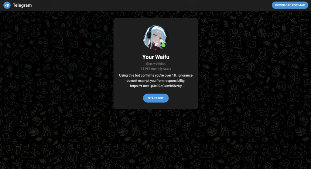 Your Waifu Telegram bot