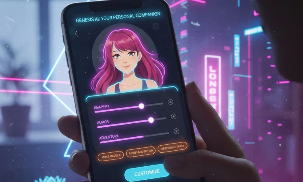 AI girlfriend apps with customizable personality
