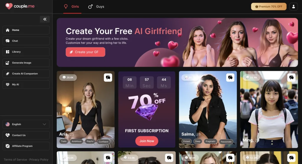 couple.me app screenshot 
