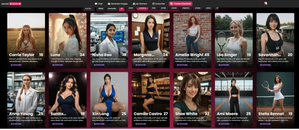 best AI lesbian dating apps Europe interface with customizable AI companions and profiles