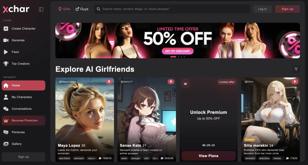 xchar.ai is an experimental AI companion app featured in Aries personality traits