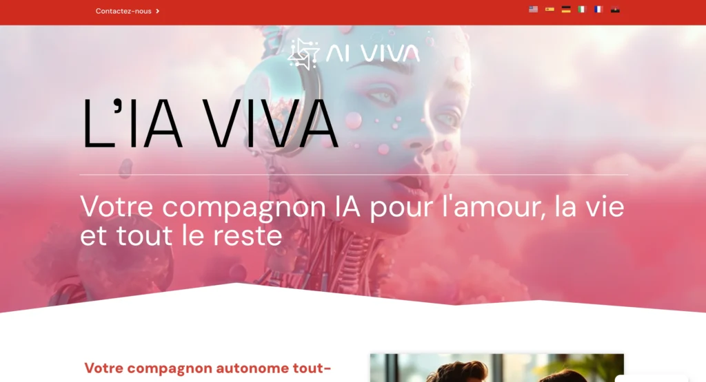 AI Viva website