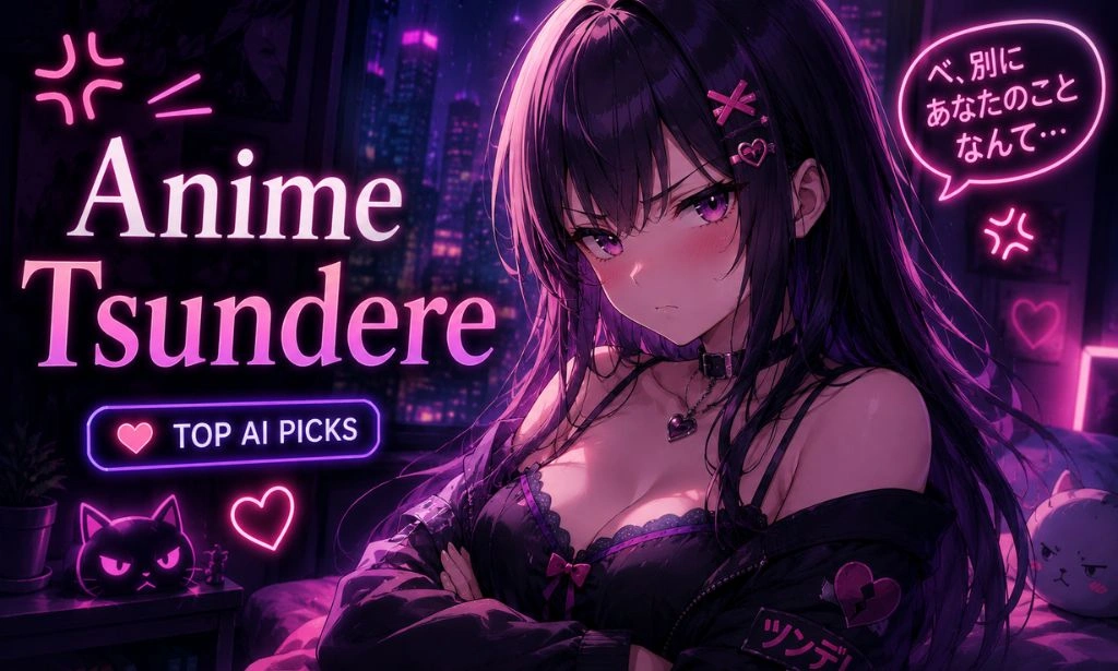 Best Tsundere AI Girlfriend Characters