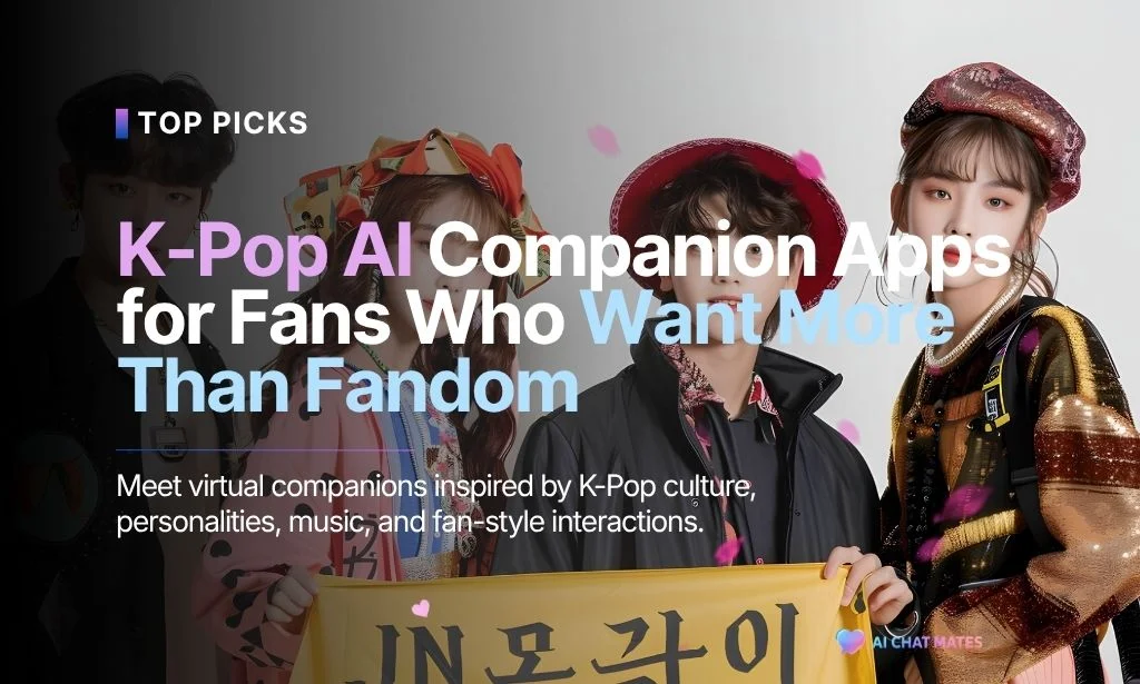 K-pop-inspired AI companion group created for virtual fan experiences.